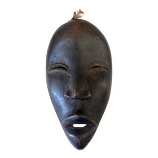 Vintage African I .Coast Dan Ceremonial Mask 10" H For Sale
