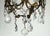 Metal French Art Deco Brass Crystal Chandelier, 1940s For Sale - Image 7 of 13