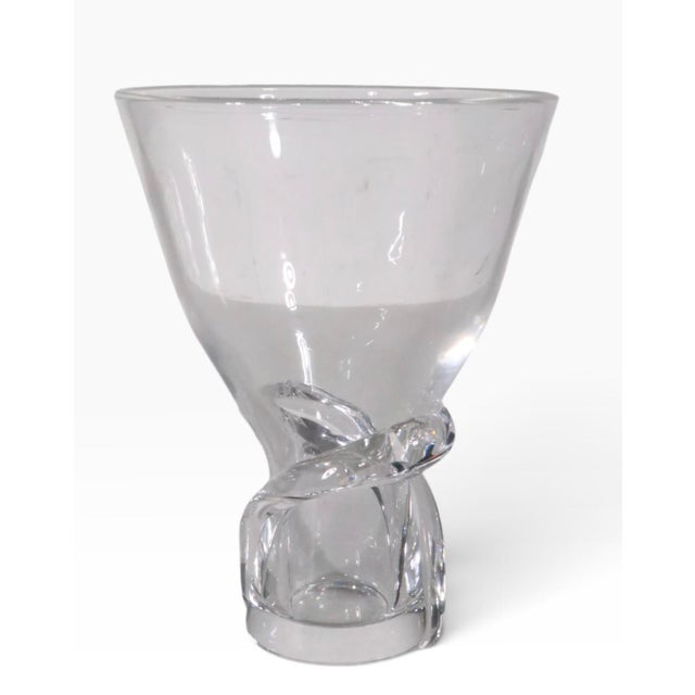 Iconic Steuben twist vase, in excellent, original condition, free of damage or repairs.