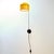 Space Age Yellow Wall Lamp by Arnold Berges for Staff Germany, 1970s For Sale - Image 9 of 17