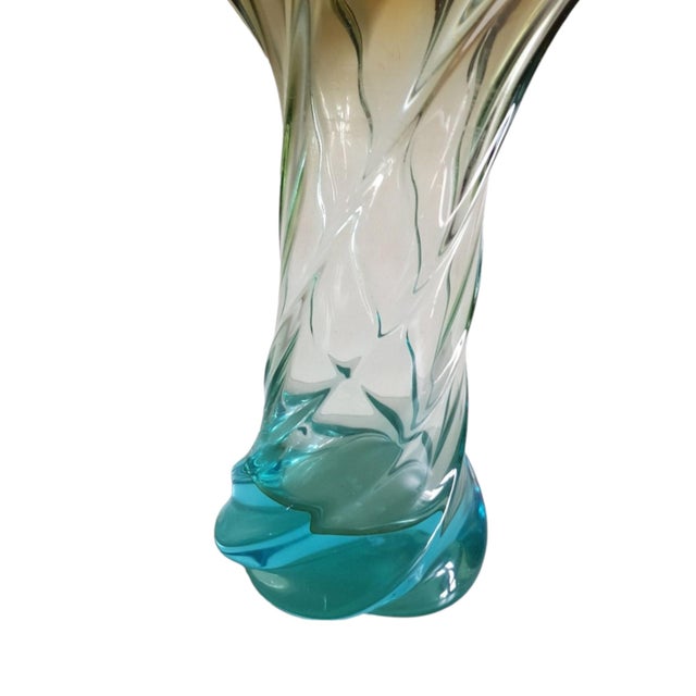 Murano Murano Glass Vase, 1970s For Sale - Image 4 of 6