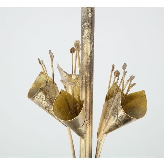 1970's French Lily Pad Lamp For Sale - Image 9 of 11