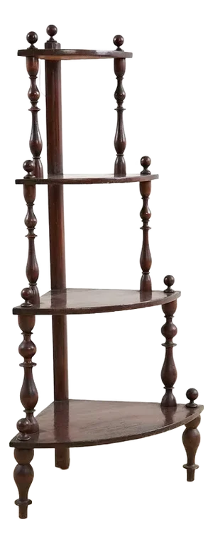 Corner Etagere in Wood, 1900s