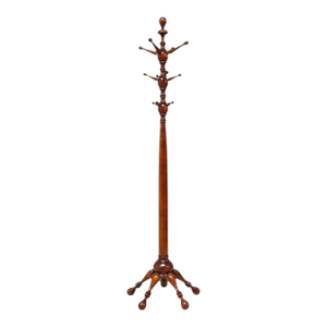 Mahogany Stick & Ball Quadruped Coat Rack C1920