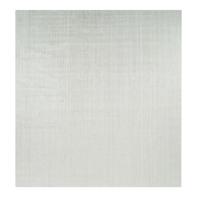 Rug & Kilim’s Oversized Textural Rug in Solid White and Silver-Gray Striae - 14x15 For Sale
