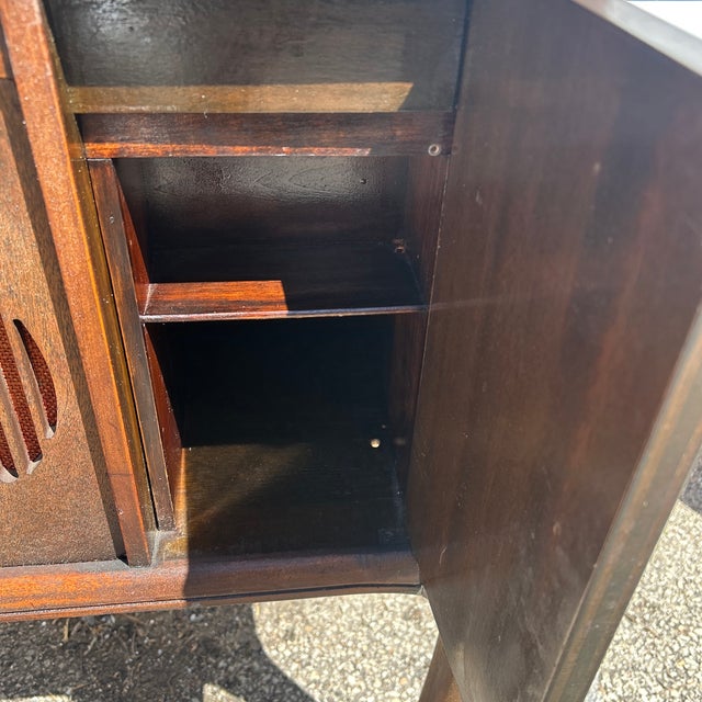Brown Antique Brunswick Console Model Phonograph Circa 1920s For Sale - Image 8 of 12