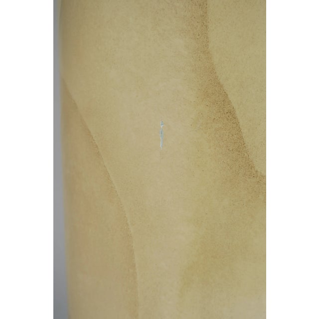 Karl Springer Style Goatskin Parchment Pedestal Column, Modern Postmodern, 1970s 1980s For Sale - Image 12 of 12