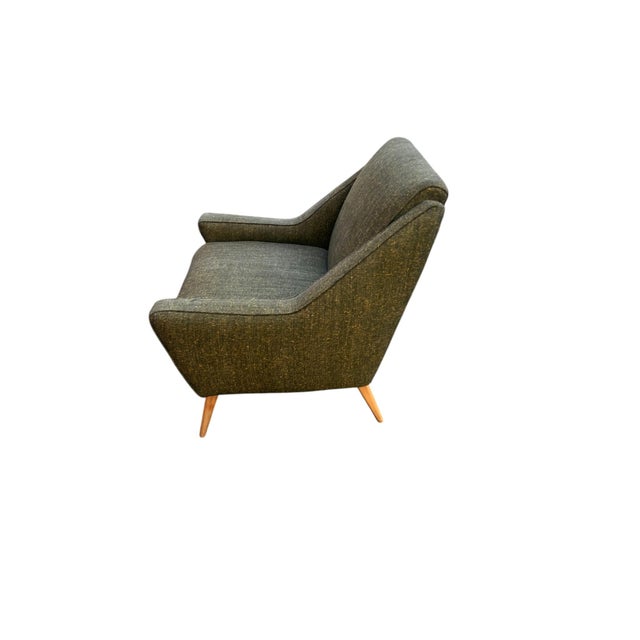 Green Mid 20th Century Haywood Wakefield Lounge Chair For Sale - Image 8 of 18