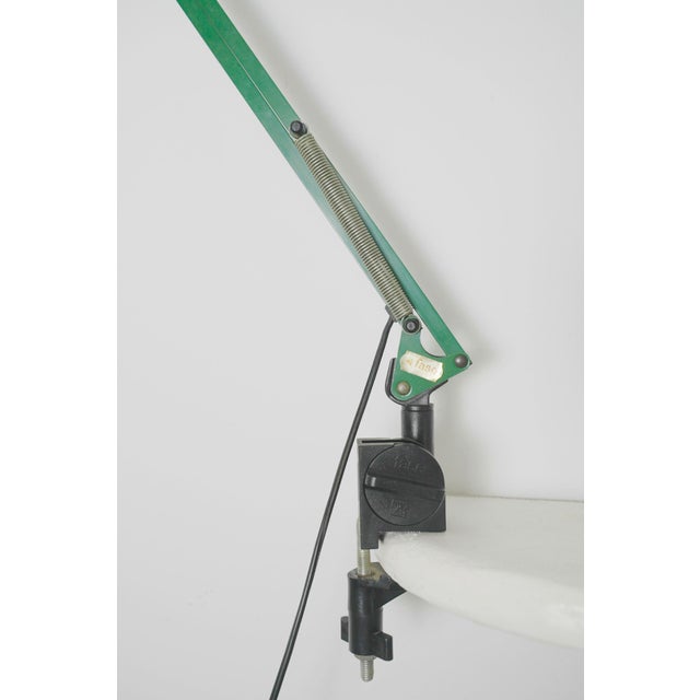 Spanish Swing Arm Green Architect Desk Lamp from Fase, 1980s For Sale - Image 6 of 18