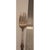 Late 20th Century Wm. Rogers & Son Vintage 8.5" Silverplate Serving Fork Floral Pattern For Sale - Image 5 of 9
