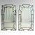 Mid-Century Modern Art Deco Style, Antique and Beveled Glass, Venetian Wall Mirrors, 21st C. For Sale - Image 3 of 9