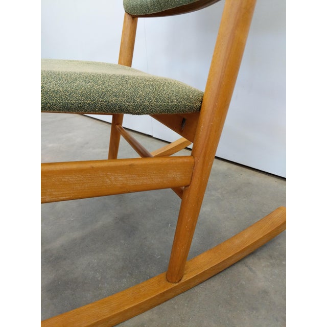 Vintage Danish Modern Rocking Chair For Sale - Image 9 of 12