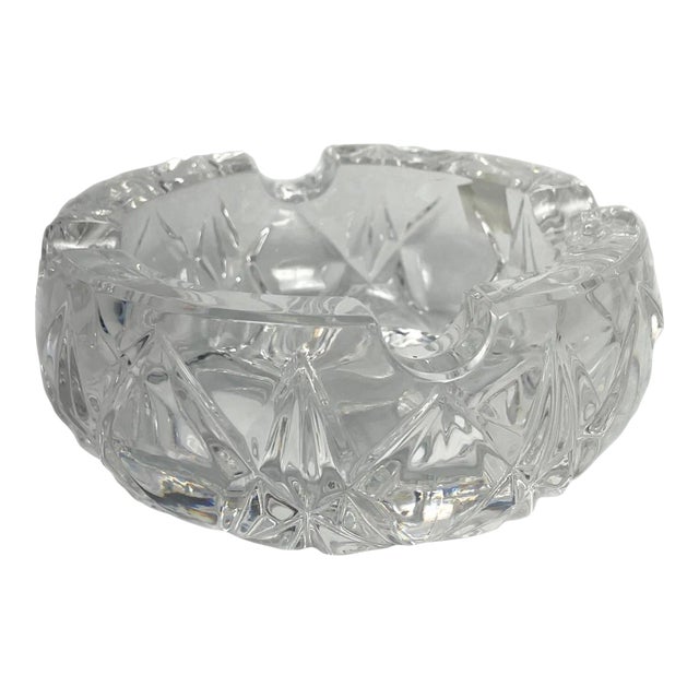 Handcut Polish Crystal Ashtray For Sale
