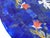 Lapis Lazuli Table with Brass Frame For Sale - Image 9 of 18