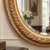 1970 Artisan Louis XVI Gold Beech Oval Wall Mirror For Sale - Image 4 of 10