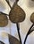 Vintage Deco Metal Leaf Textured Wall Decor For Sale In Boise - Image 6 of 11