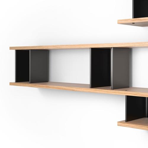 Cassina Nuage À Plots Shelving Unit in Wood and Aluminium by Charlotte Perriand for Cassina For Sale - Image 4 of 10