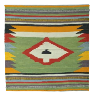 Handwoven Kilim Rug in Wool