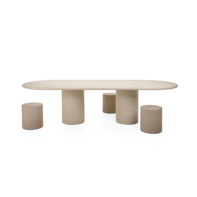 Contemporary Rounded Natural Plaster 