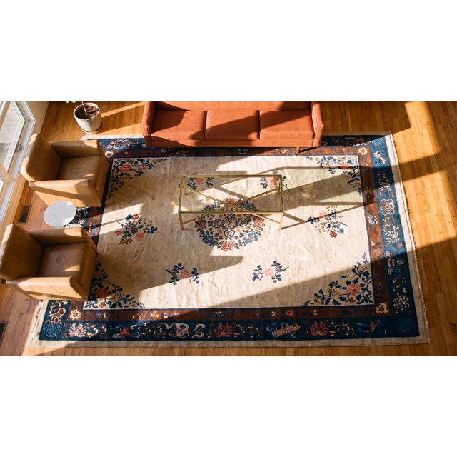 Antique Chinese - Peking Rug For Sale In New York - Image 6 of 8