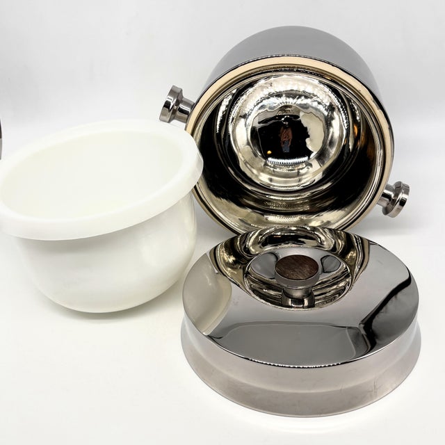 Mid 20th Century Mid 20th Century Mid-Century Modern Stainless Steel Ice Bucket by Hormel Corp For Sale - Image 5 of 10