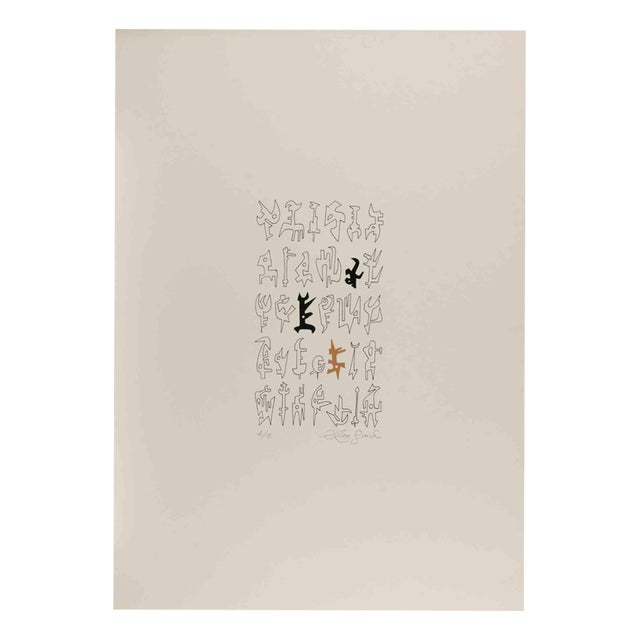 Leo Guida, Signs, 1970s, Lithograph For Sale