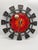 Metal Vintage Resonic Wall Clock from Junghans, 1970s For Sale - Image 7 of 7