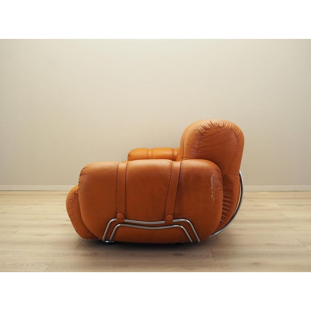 Vintage Spage Age Orange Sofa, 1960s For Sale - Image 6 of 18