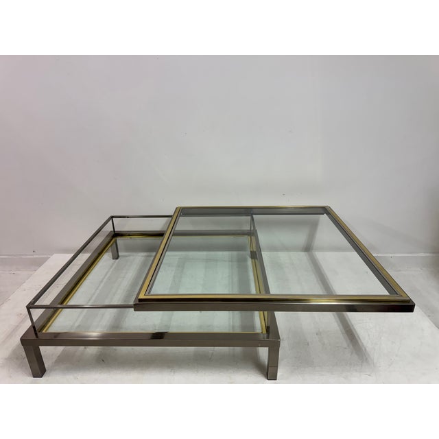 Sliding Top Vitrine Coffee Table, 1970s For Sale - Image 4 of 12