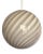 Beige and White Sphere Pendant Lamp in Murano Glass by Simoeng For Sale