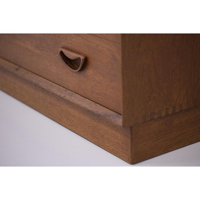Vintage Danish Teak Secretaire by Hvidt and Mølgaard-Nielsen for Søborg Møbelfabrik, 1960s For Sale - Image 13 of 16