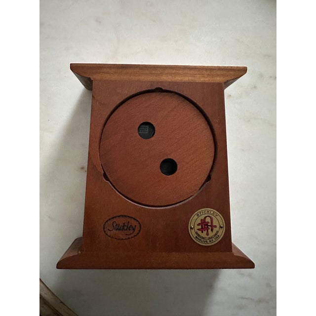 Arts & Crafts Stickley Prairie Mantel Clock For Sale - Image 3 of 6