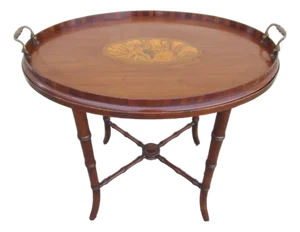 Antique English Mahogany Tray Table