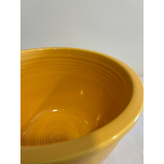 Vintage Fiesta Yellow #3 Nesting Mixing Bowl, Homer Laughlin, Usa For Sale In Oklahoma City - Image 6 of 9