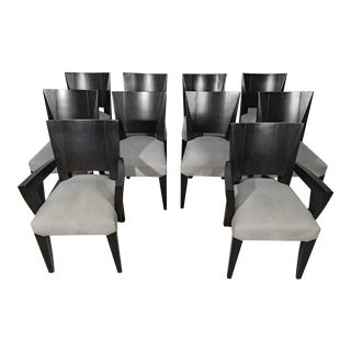 Set of 10 Ocean Dining Chairs by Dakota Jackson (2 Arm Chairs, 8 Side Chairs) For Sale