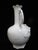 White Blanc De Chine Style Glazed White Porcelain Hight Relief Flowers & Leaves Vase For Sale - Image 8 of 12
