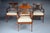 Set of 4 Biedermeier armchairs around 1835, mahogany Solid wood, finely crafted. Mahogany wood. Richly carved carving in...