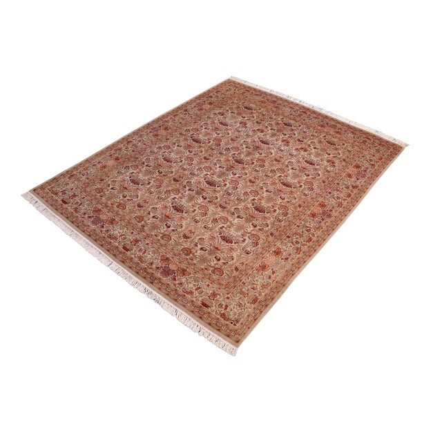 Designed with mesmerizing intricacy and gorgeous color palette, this hand-knotted masterpiece demonstrates the beauty and...