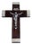 Wooden Crucifix with Christ and Silver Applications For Sale