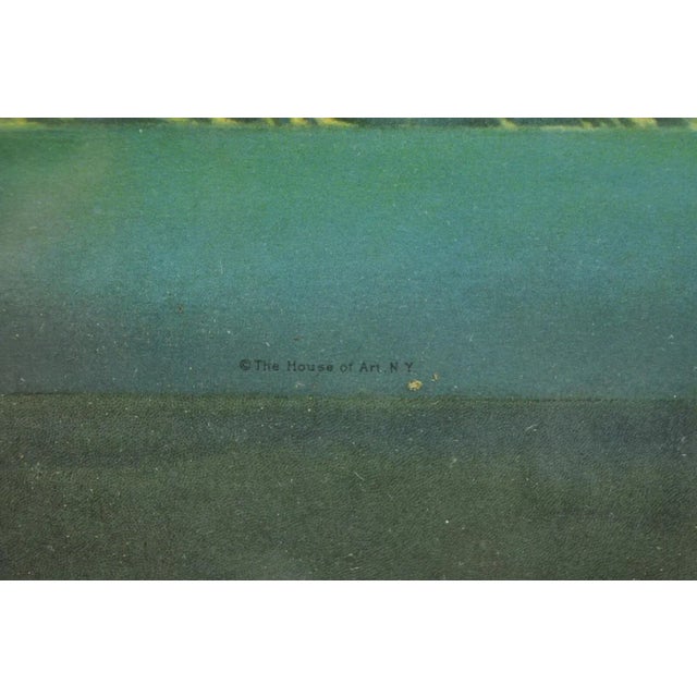 Early 20th Century Antique Maxfield Parrish Framed Lithograph Print "Daybreak" House of Art Ny 5484 For Sale In Philadelphia - Image 6 of 12