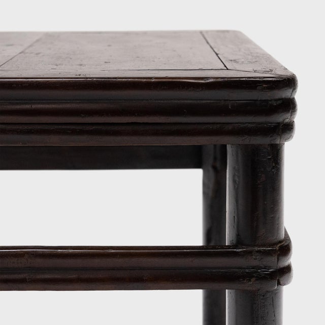 Chinese Wrapped Apron Fang Deng Table, 1850 For Sale - Image 4 of 5