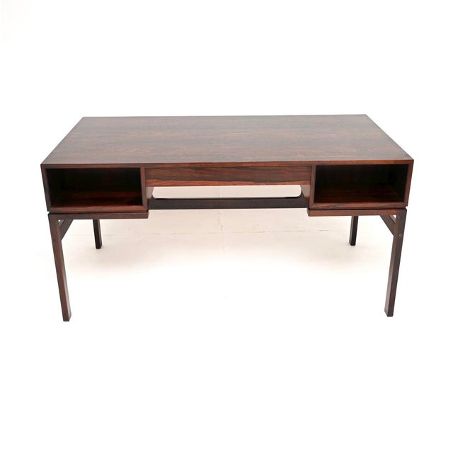 Vintage Danish Desk attributed to Arne Wahl Iversen for Vatne Møbler, 1960 For Sale - Image 6 of 11