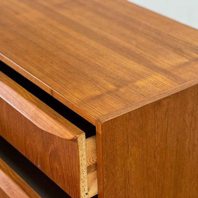 Wood Small Danish Chest of Drawers, 1960s For Sale - Image 7 of 15