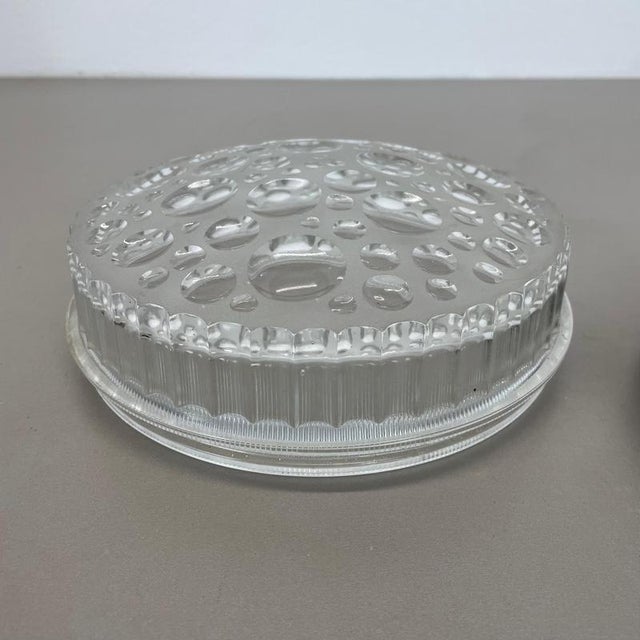 Small Textured Bubble Glass Wall Light from Hustadt Lights, 1970s For Sale - Image 13 of 18