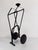 1980s Italian Postmodern Valet Stand on Wheels in Enameled Iron, 1980s For Sale - Image 5 of 18