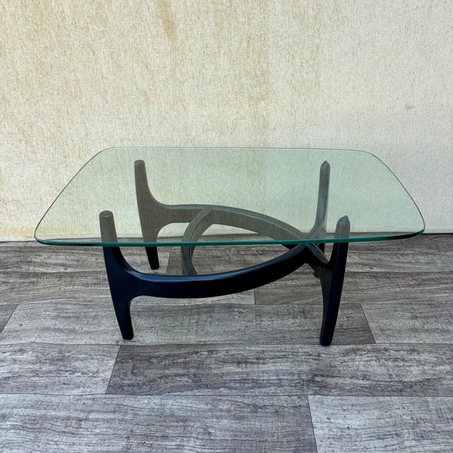 Wood Mid Century Modern Side Table Attributed to Adrian Pearsall for Craft Associates, Circa 1960s For Sale - Image 7 of 18