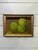 This stunning still life oil painting of crisp, green apples is a great way to add a bit of brightness to the walls of...