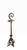 Silver Vintage Arts and Crafts Spanish Style Fireplace Tool Set For Sale - Image 8 of 11