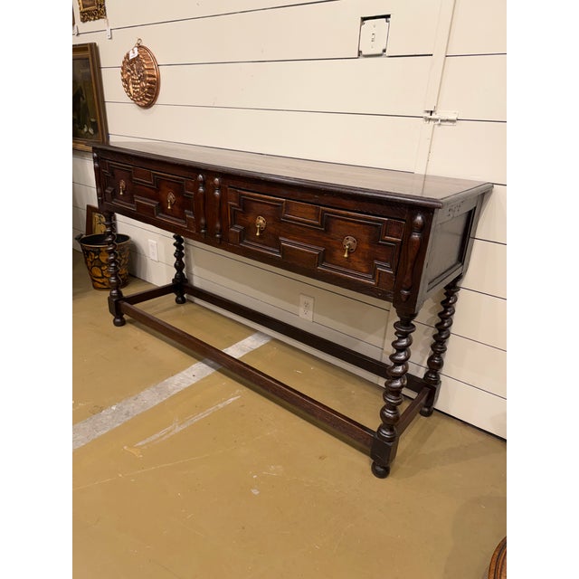 Vintage Jacobean Dresser Base For Sale - Image 4 of 10