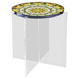 Mandala Low Side Table by Javier Gomez For Sale